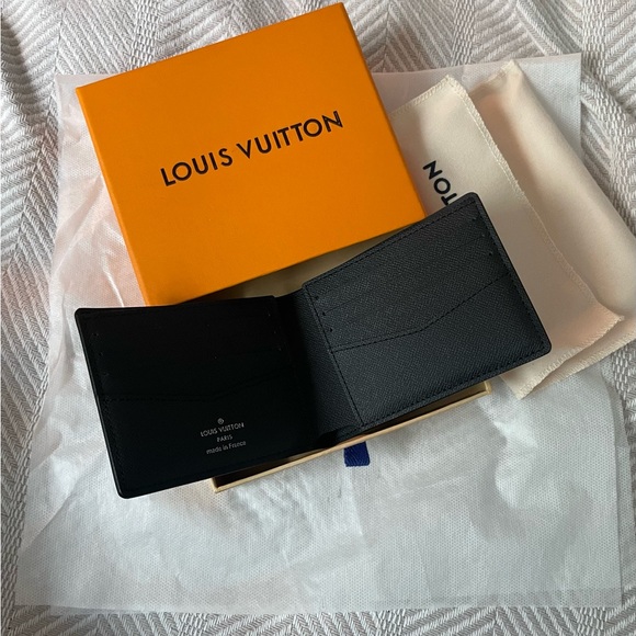 Louis Vuitton Slender Monogram Eclipse Black/Grey wallet - Picture 2 of 2